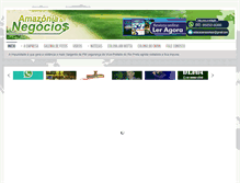 Tablet Screenshot of amazoniaon.com.br